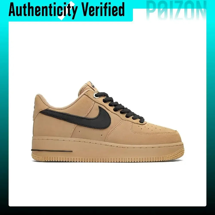 Nike Air Force 1 Black Brown Warrior Thermal Height Increasing Abrasion Resistant CJ9179-200(Team93-S-BOX)
