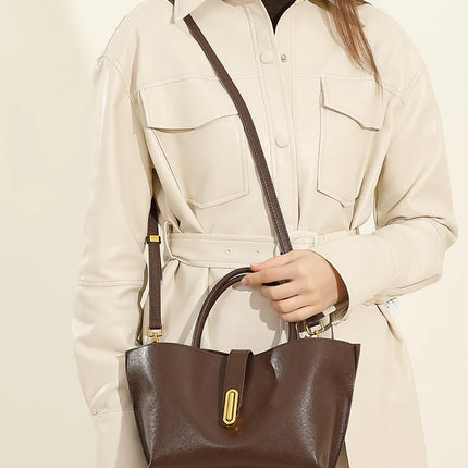 Nuova Borsa Elegante di Alta Gamma per Donne, Borsa a Mano di Grande Capacità, Pratica e alla Moda, Borsa a Tracolla e a Tracolla Trendy, Progettata per Donne alla Moda.