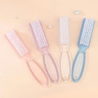 Cleaning Nail Brushes Transparent Long Handle Soft Remove Dust Nail Brushes Multifunctional Five Color Manicure Pedicure Tools