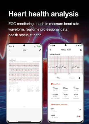Nuovo Smartwatch 2026 per Analisi del Grasso Corporeo, ECG+PPG, Acido Urico, Pressione Sanguigna, Ossigeno nel Sangue, Orologio con Chiamate per Uomini e Donne platinumshop