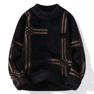 2025 New Winter Fashion Cashmere Sweater Men High Quality Comfortable Mens Sweaters Thick Warm Male Pullover