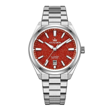 AddiesKIN Men Watch BGW9 Luminous Red Goldstone Dial Sapphire Glass 20Bar Waterproof Japan 9015 K010 Automatic Mechanical Watch
