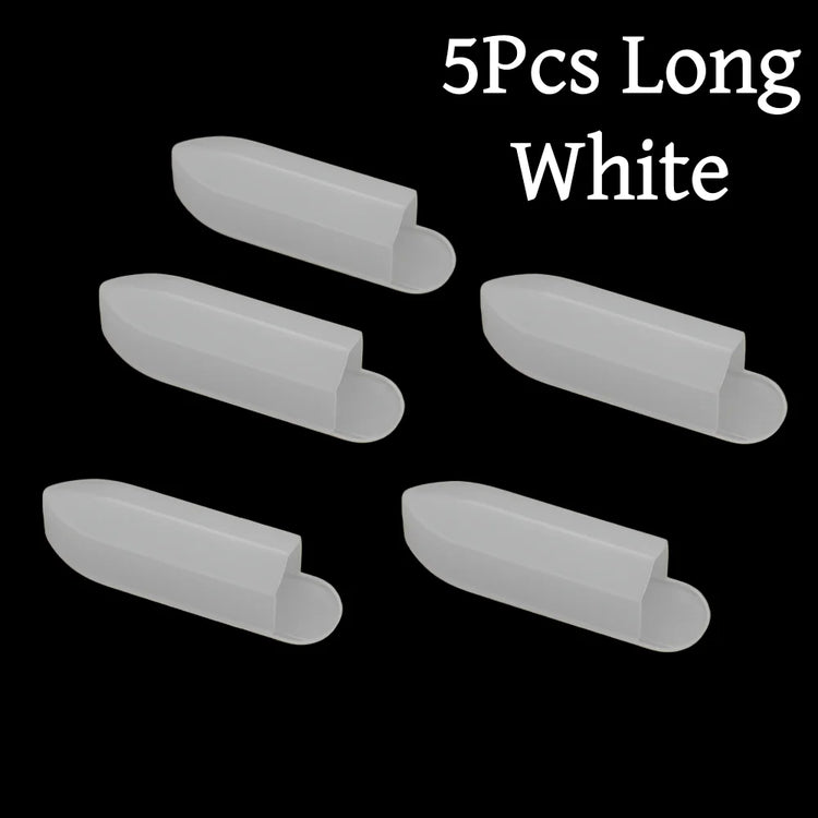Transparent Plastic Cuticle Nipper Protective Cover Anti-Scratch Dustproof Storage Sleeve Nail Tool Tip Guard Cap
