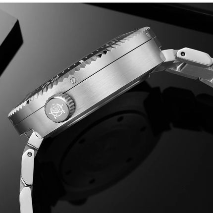 ADDIESDIVE Men's Automatic Mechanical Watch Sapphire Glass Super Luminous Watches Stainless Steel Hombre 100Bar Waterproof