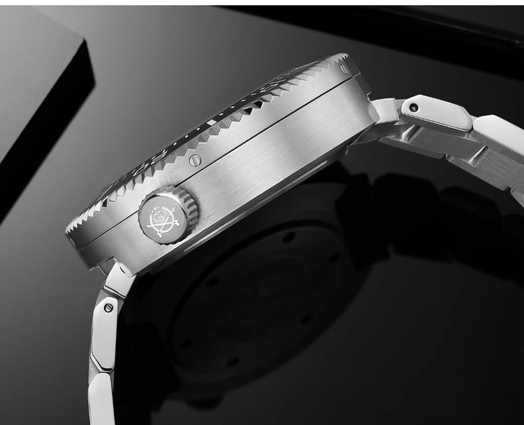 ADDIESDIVE Men's Automatic Mechanical Watch Sapphire Glass Super Luminous Watches Stainless Steel Hombre 100Bar Waterproof