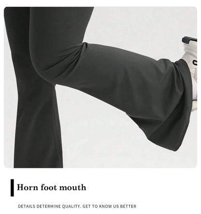 Women's Thermal Fleece Wide Leg Yoga Pants High Waisted Booty Lifting Outdoor Fitness Leggings High Stretch Lounge To Trail Wear