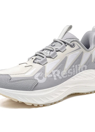 ONEMIX Scarpe casual da uomo autunno inverno Scarpe da trekking antiscivolo e resistenti all'usura con assorbimento degli urti morbido ed elastico PlatiNum