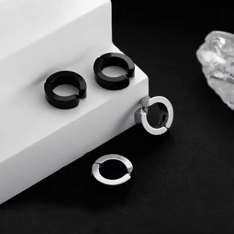 1/16 paia di orecchini a bottone magnetici da uomo in acciaio inossidabile con croce Non penetrante orecchini a cerchio Unisex CZ Magnet Clip on Earring platinumshop