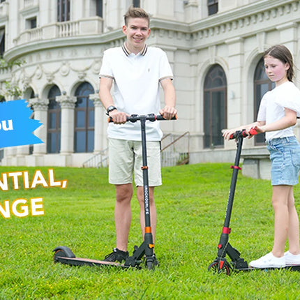 Monopattino elettrico RCB R15 per bambini da 8-16 anni, per bambini fino a 8 kg, pieghevole, doppio sistema frenante, autonomia massima 16 km