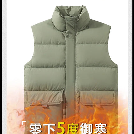 90 New Standard Down Jacket - Men's and Women's Matching Down Vest, Warm Coat, Sleeveless Down Jacket Workwear Coat