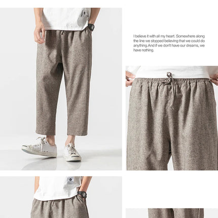 Pantaloncini da uomo nuovi pantaloni larghi casual in vita elastica tinta unita pantaloni estivi sottili comodi e traspiranti per uomo taglie forti 5XL