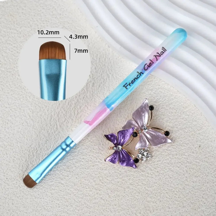 8 Styles Multi Color Gel Nail Art Brushes Professional Painting Tools For Gel Nail Extension Acrylic Nails Builder Nail Accessories 2027