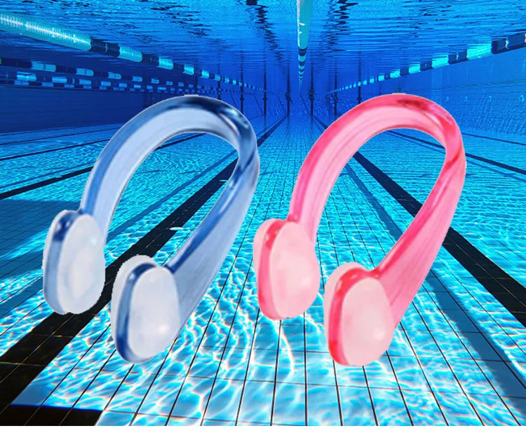 Clip Nasale per Nuoto, Accessori per Allenamento, Attrezzatura Subacquea, Previene la Congestione Nasale e il Rischio di Soffocamento Subacqueo