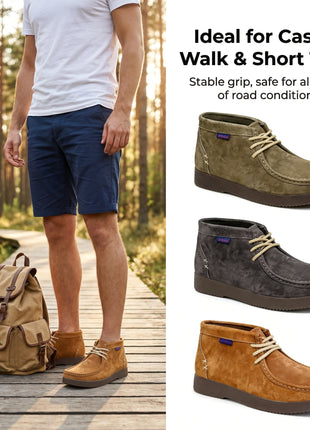 Stivali da Uomo in Pelle Premium Cuciti a Mano, Eleganti Scarpe Mocassino, Stivali Chelsea, Botas Para Hombre, Stivali Chukka