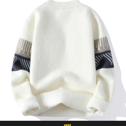 Fall Mens Christmas Cashmere Sweater O Neck Men Tops Quality Male Pullover Sweaters Thick Warm Pull Homme 2023