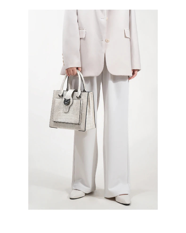 2024 nuove borse da donna BUSINESS LADY in vera pelle ORIGINAL LUXURY BRAND DESIGNER OFFICE borse da donna borsa a tracolla per gatti