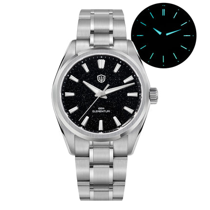 Watchdives WD0003C Ice Crack Dial 38mm Men Watch VH31 Sweep Seconds Quartz Movement Sapphire Luminous 10Bar Waterproof Watches