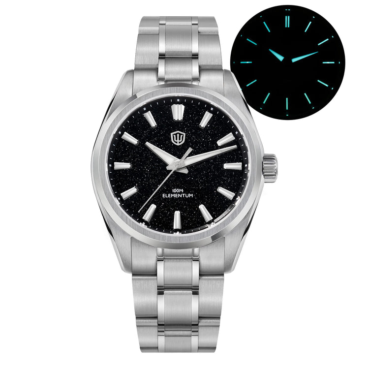 Watchdives WD0003C Ice Crack Dial 38mm Men Watch VH31 Sweep Seconds Quartz Movement Sapphire Luminous 10Bar Waterproof Watches