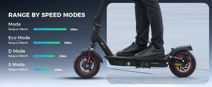 IScooter i10 Scooter elettrico 10 pollici 650W 15Ah Scooter elettrico pieghevole Kick Scooter gamma massima 45km eScooter elettrico Whit APP