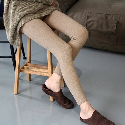 High-quality Sheep Hot Sales Leggings Women Autumn Winter Wool Long Elastic Ladies Fashionable Versatile Basic Style Warm Pants PlatiNum