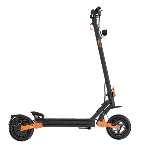 Fynzo T11 City Electric Scooter with Swingarm Suspension, 48V/15.6Ah 1100W, 10-inch Tubeless Tires, NFC and Code Lock, E-ABS Disc Brakes