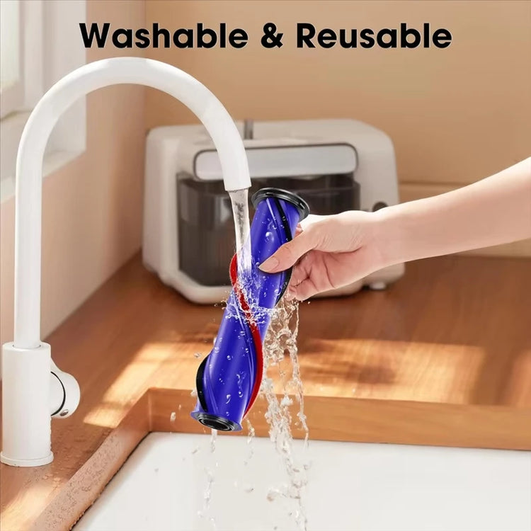 Upgraded For Dyson V7 V8 V10 V11 V15 Direct Drive Brush Head Nozzles Vacuum Cleaner Replaceable Parts Lights Anti Tangling Hair