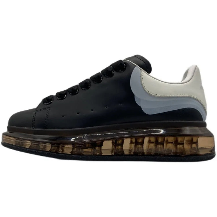 Handmade Men Casual Shoes Genuine Leather Oversize Platform Sneakers Air Cushion Trainers Man Flat Loafers Daily Office Footwear
