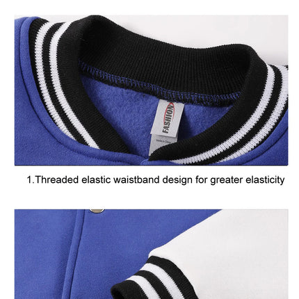 Usa Art Letters R And Circles Baseball Jersey Male Trendy Button Top Retro Loose Jacket Unisex Autumn Fleece Soft Clothing