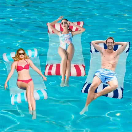 Amaca gonfiabile per piscina galleggiante Amaca per adulti Amaca per acqua per adulti 4 in 1, sella, deriva, lettino, galleggianti Zattere Piscina Lago Spiaggia