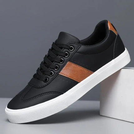 Men's Fashionable Casual Sports Sneakers - Round-Toe Lace-Up Design, Offering a Comfortable Experience Suitable for All Seasons