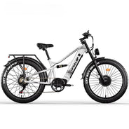Bicicletta elettrica potente da 3000W, velocità massima di 60km/h, TIFGALOP ES7pro, pneumatici fat da 26 pollici, doppio motore per tutti i terreni, bici elettrica per adulti.