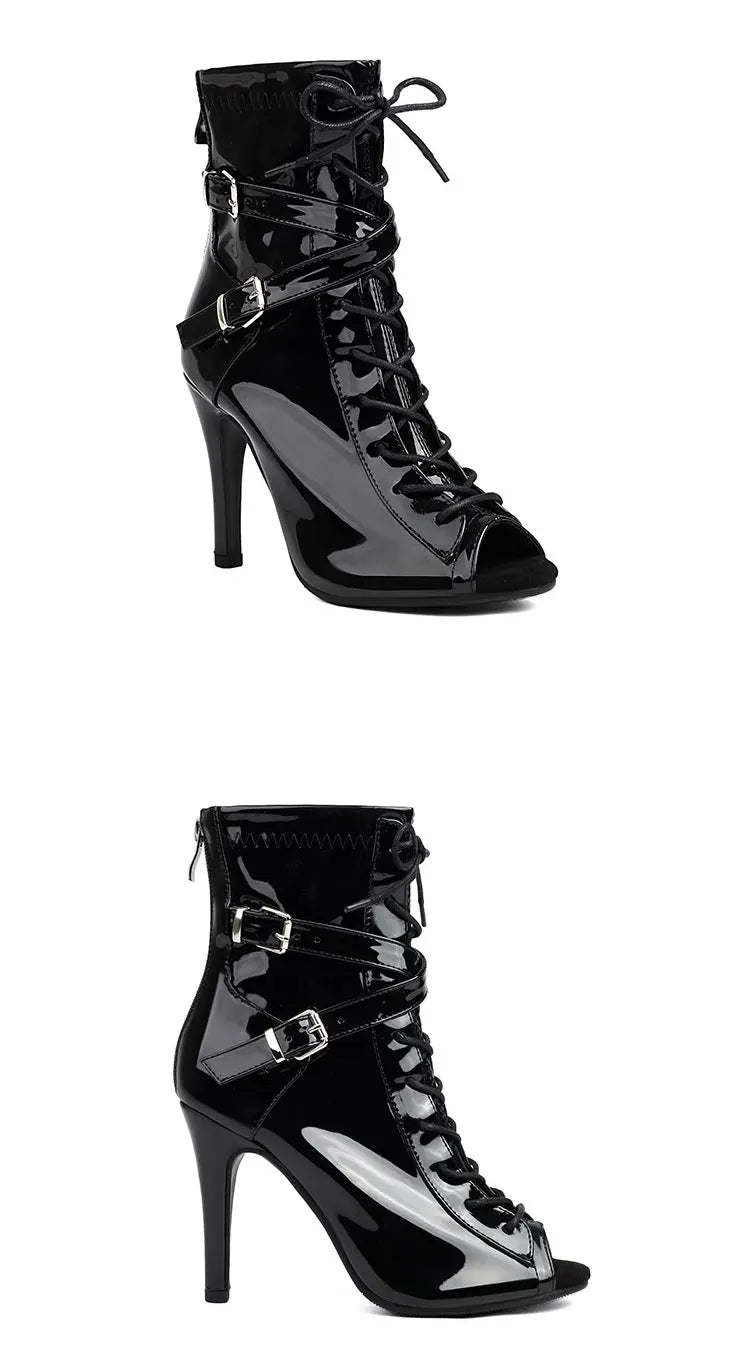 Sgesvier High Women Sandals Thin Heels Soft Stilettos Jazz Dance Female Shoes Sole Customizable Latin Dancing Sexy Plus Size 46