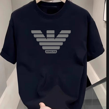 Streetwear Fashion Trend, Classic Logo, Casual T-shirt, Luxury Brand, Top for Men and Women