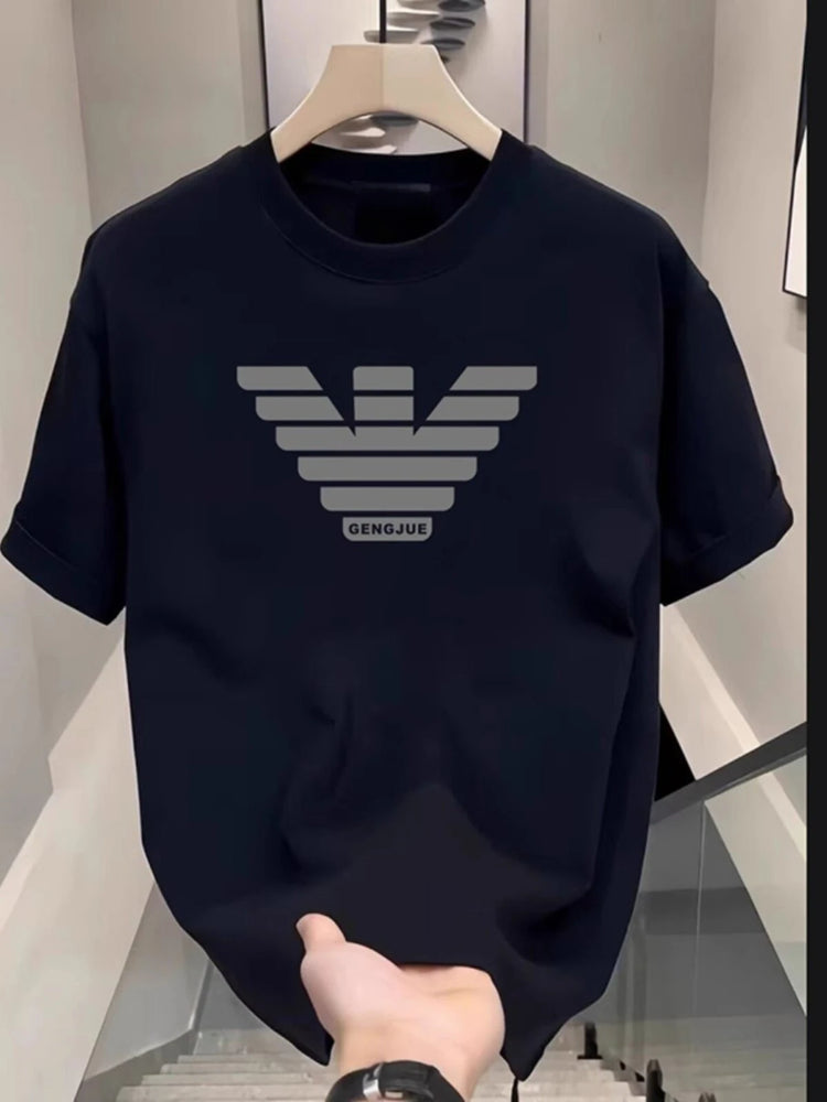 Tendenza Moda Streetwear, Logo Classico, T-shirt Casual, Marca di Lusso, Top per Uomo e Donna