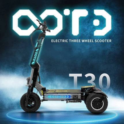 DUOTTS OOTD T30 Scooter elettrico 3200W Motor City commutazione Scooter 60V 31.2Ah 55 km/h Velocità massima 13 pollici Tipi fuoristrada E-Scooter