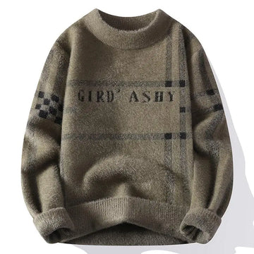 Sweaters men Winter Letter pattern thick sweater men Student youth sweaters autumn Men's wool pullovers full