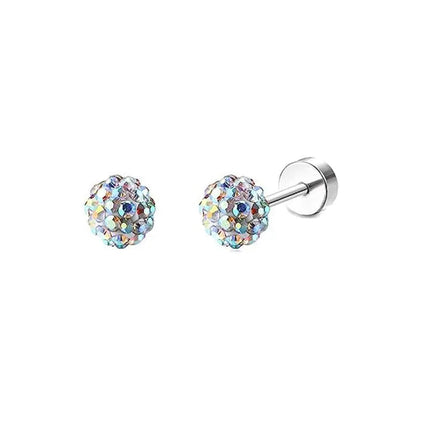 2 pz/set In Acciaio Inox Cuore Luna Earbone Della Vite Della Vite Della Sfera Orecchini con perno per Le Donne di Modo Dell'orecchio Trago Cartilagine Body Piercing platinumshop