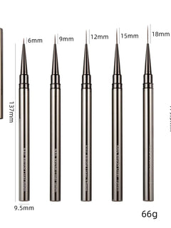 5PCS Nail Art Liner Brushes Hand Painted Brush Acrylic UV Gel Colours Paints Builder Drawing Pen DIY Manicure Design Accessories