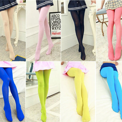 Primavera Autunno Collant Colorato Collant da Donna Sexy Collant Lolita Colori Caramelle Calze Moda Lingerie Gotica Collant