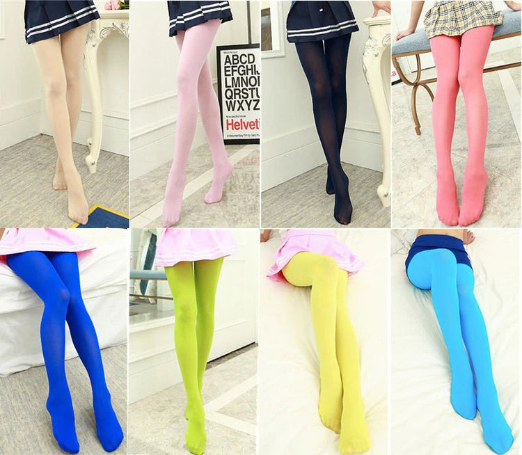 Primavera Autunno Collant Colorato Collant da Donna Sexy Collant Lolita Colori Caramelle Calze Moda Lingerie Gotica Collant