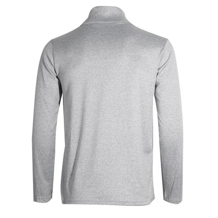 Men's High Neck T-shirts Fashion Solid Slim Long Sleeve T-shirt Male Long Sleeve Basic Bottoming Shirt Fashion Slim-Fit Tops PlatiNum