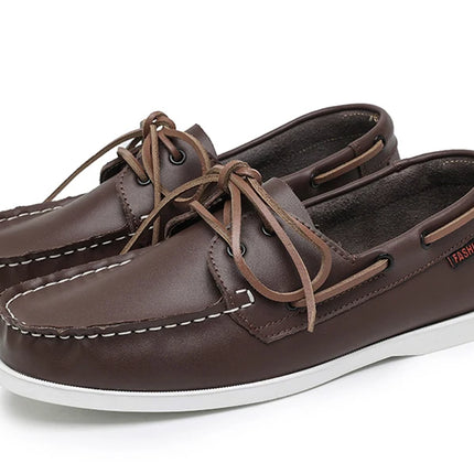Moda uomo scarpe da barca scarpe da ponte Casual in pelle 2023 mocassini primavera autunno Designer di marca di lusso antiscivolo vendita calda