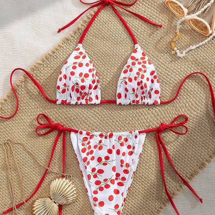 Costume da bagno donna micro bikini sexy 2026 Trend bikini perizoma in due pezzi Set costumi da bagno donna con lacci da spiaggia per costume da bagno donna PlatiNum