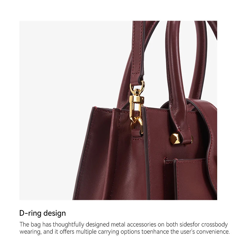 BAFELLI Borsa da donna in pelle di lusso 2025 Nuovo modello Borsa a tracolla portatile multi-scomparto di grande capacità Pendolari di moda