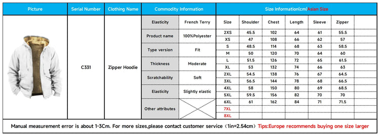 Men's Zipper Hoodies CowBoy Printing Winter For Men/Women Long Sleeve Jacket Sweatshirt Outerwear Clothing