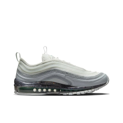 Scarpe da Corsa Nike Air Max 97 da Uomo, Modello Basso Bianco/Grigio/Verde DQ3976-100