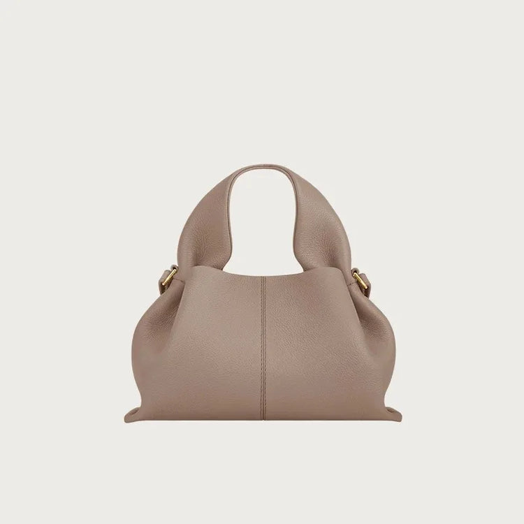 Borsa tote classica in tinta unita da donna, comoda ed elegante, stile vintage