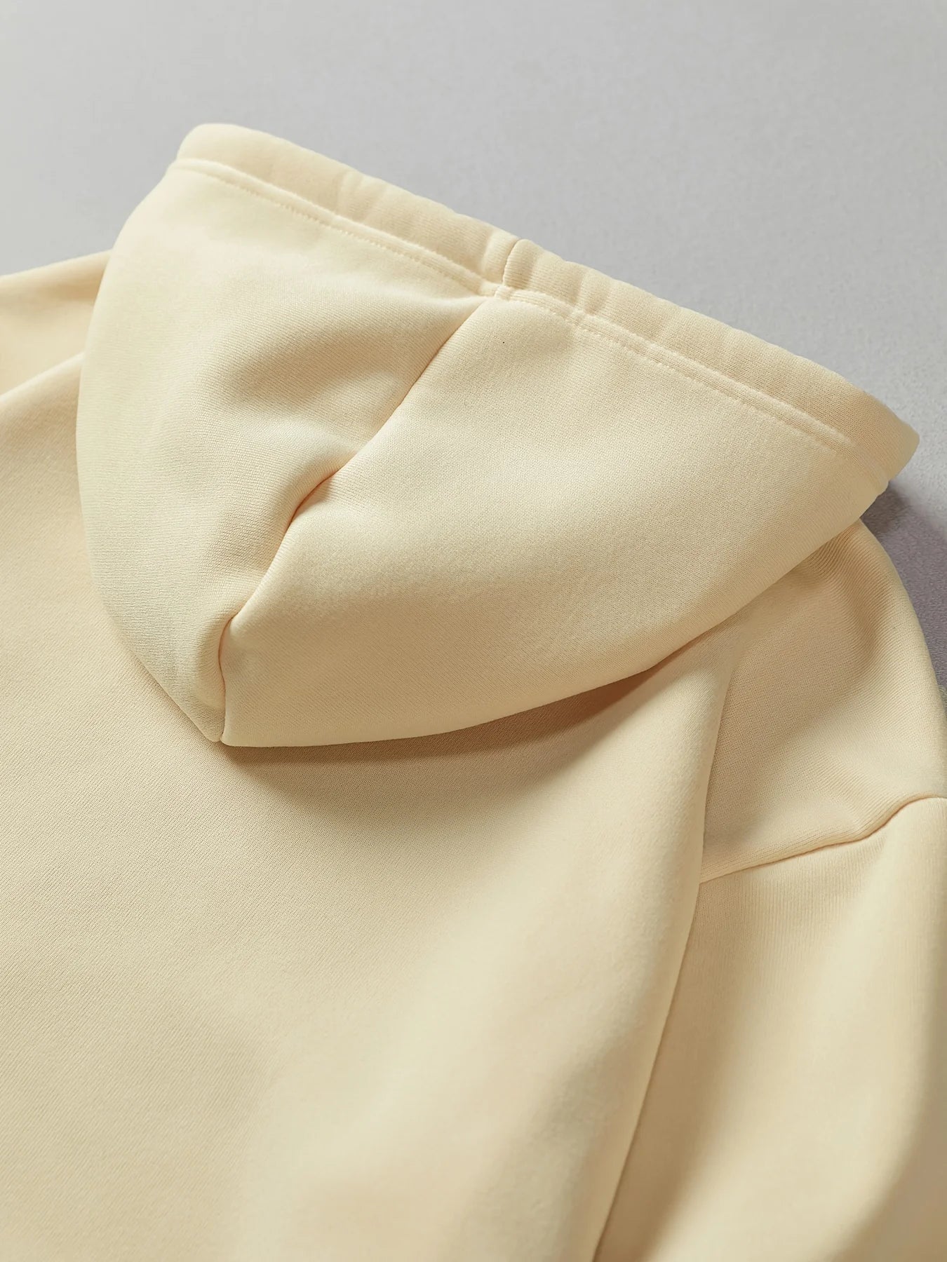 Women's autumn and winter casual fashion loose London England print hooded drawstring long sleeved warm pullover