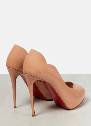 New Women's Open Toed Patent Leather  High Heels Shoes Ladies  Slim High Heels Fishmouth Shoes Sexy Party Shoes PlatiNum