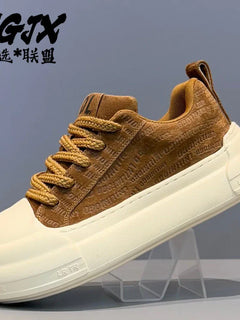 Board shoes 2026 new spring men's shoes trend versatile casual youth thick soled height increasing sports shoes
